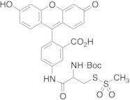 (L)-2-[(t-Boc)amino]-2-[(5-Fluoresceinyl)aminocarbonyl]ethyl Methanethiosulfonate