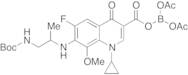 N'-Boc,N,N'-Desethylene Iso Gatifloxacin Anhydride with Diacetyl Borate