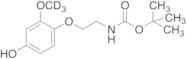 N-tert-Boc-2-(4-hydroxy-2-methoxyphenoxy)ethylamine-d3