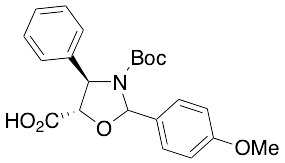 (4R,5S)-(N-Boc)-2-(4-methoxyphenyl)-4-phenyl-5-oxazolidinecarboxylic Acid