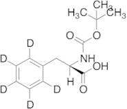 D-Phenyl-d5-alanine-N-t-BOC