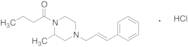 N-Butyryl-N'-cinnamyl-2-methylpiperazine Hydrochloride