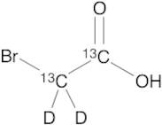 Bromoacetic-1,2-13C2 Acid-d2