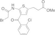 2-Bromoacetylamino-3-(2-chlorobenzoyl)-5-(2-carbomethoxyethyl)thiophene