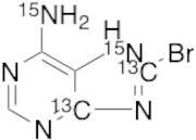 8-Bromoadenine-13C2,15N2