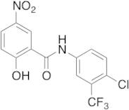 N-[4-Chloro-3-(trifluoromethyl)phenyl]-2-hydroxy-5-nitrobenzamide