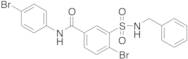 4-Bromo-N-(4-bromophenyl)-3-[[(phenylmethyl)amino]sulfonyl]benzamide