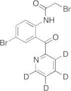 2-Bromo-N-[4-bromo-2-(2-pyridinylcarbonyl)phenyl]-acetamide-d4