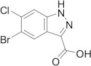 5-Bromo-6-chloro-1H-indazole-3-carboxylic Acid