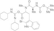 3-(2-Bromo-1H-indol-3-yl)-2-((S)-2-((tert-butoxycarbonyl)amino)-N-methylpropanamido)propanoic N,N'-dicyclohexylcarbamimidic Anhydride