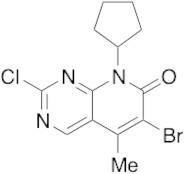 6-Bromo-2-chloro-8-cyclopentyl-5-methylpyrido-[2,3-d]pyrimidin-7(8H)-one