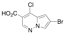 6-​Bromo-​4-​chloro-pyrrolo[1,​2-​b]​pyridazine-​3-​carboxylic Acid