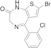 7-Bromo-5-(2-chlorophenyl)-1,3-dihydro-2H-thieno[2,3-e]-1,4-diazepin-2-one