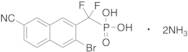 P-[(3-Bromo-7-cyano-2-naphthalenyl)difluoromethyl]phosphonic Acid Diammonium Salt