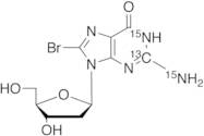 8-Bromo-2’-deoxyguanosine-13C,15N2