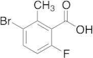 3-Bromo-6-fluoro-2-methylbenzoic Acid