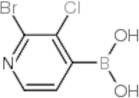 2-Bromo-3-chloropyridine-4-boronic Acid