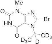 8-Bromo-3,7-dihydro-3-methyl-7-(1-methylethyl)-1H-purine-2,6-dione-d7