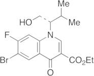 6-Bromo-1,4-dihydro-7-fluoro-1-[(1S)-1-(hydroxymethyl)-2-methylpropyl]-4-oxo-3-quinolinecarboxylic Acid Ethyl Ester