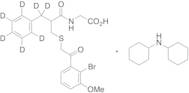 S-[2-(2-Bromo-3-methoxyphenyl)-2-oxoethyl] Thiorphan Dicyclohexylamine Salt-d7