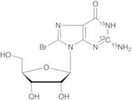 8-Bromoguanosine-13C,15N2