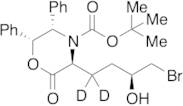 (3S,5S,6R)-3-[(3S)-4-Bromo-3-hydroxybutyl]-2-oxo-5,6-diphenyl-4-morpholinecarboxylic Acid tert-But…