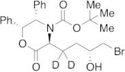 (3S,5S,6R)-3-[(3R)-4-Bromo-3-hydroxybutyl]-2-oxo-5,6-diphenyl-4-morpholinecarboxylic Acid tert-But…