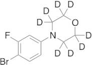 4-(4-Bromo-3-fluorophenyl)morpholine-d8