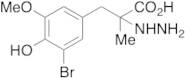 3-(3-Bromo-4-hydroxy-5-methoxyphenyl)-2-hydrazinyl-2-methylpropanoic Acid