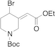 4-Bromo-3-(2-ethoxy-2-oxoethylidene)piperidine-1-carboxylic Acid tert-Butyl Ester