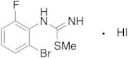 (2-Bromo-6-fluorophenyl)carbamimidothioic Acid Methyl Ester Monohydriodide