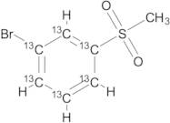 1-Bromo-3-methanesulfonyl(1,2,3,4,5,6-13C6)benzene
