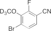 4-Bromo-2-fluoro-3-methoxybenzonitrile-d3