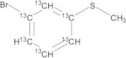 1-Bromo-3-(methylsulfanyl)(1,2,3,4,5,6-13C6)benzene