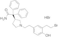 (S)-2-(1-(3-(2-Bromoethyl)-4-hydroxyphenethyl)pyrrolidin-3-yl)-2,2-diphenylacetamide Hydrobromide