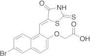 2-[[6-Bromo-1-[(4-oxo-2-thioxo-5-thiazolidinylidene)methyl]-2-naphthalenyl]oxy]-acetic Acid