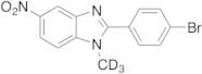 2-(4-Bromophenyl)-1-methyl-d3-5-nitro-1H-benzo[d]imidazole