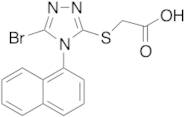 2-[[5-Bromo-4-(naphthalen-1-yl)-4H-1,2,4-triazol-3-yl]thio]-acetic Acid