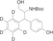 tert-Butyl (3-Hydroxy-1-(4-hydroxyphenyl)-1-phenylpropan-2-yl)carbamate-d5