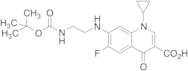 N-(tert-Butoxycarbonyl) Desethylene Ciprofloxacin