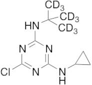 2-(tert-Butylamino)-4-chloro-6-cyclopropylamino-1,3,5-triazine