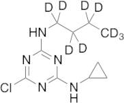 2-(n-Butyl-d9-amino)-4-chloro-6-cyclopropylamino-1,3,5-triazine