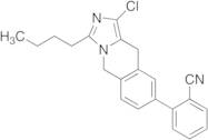 3-Butyl-1-chloro-5,10-dihydro-8-(2-cyanophenyl)imidazol-[1,5-b]isoquinoline