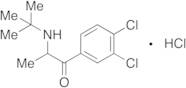 2-(tert-Butylamino)-3’,4’-dichloropropiophenone Hydrochloride