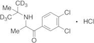 2-(tert-Butylamino)-3’,4’-dichloropropiophenone-d9 Hydrochloride