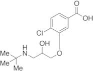 1-tert-Butylamino-3-(2-chloro-5-carboxyphenoxy)-2-propanol Hydrochloride