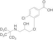 1-tert-Butylamino-3-(2-chloro-5-carboxyphenoxy)-2-propanol-d9