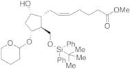 (1R,2S,3R,5S,DeltaZ)-2-(tert-Butyldiphenylsilyloxy)methyl-5-hydroxy-3-tetrahydropyranyloxy-cyclo...