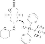 (3aR,4S,5R,6aS)-4-(tert-Butyldiphenylsilyloxy)methyl-5-tetrahydropyranyloxy-hexahydro-2H-cyclopent…