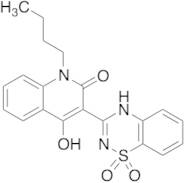 1-Butyl-3-(1,1-dioxido-2H-1,2,4-benzothiadiazin-3-yl)-4-hydroxy-2(1H)-quinolinone